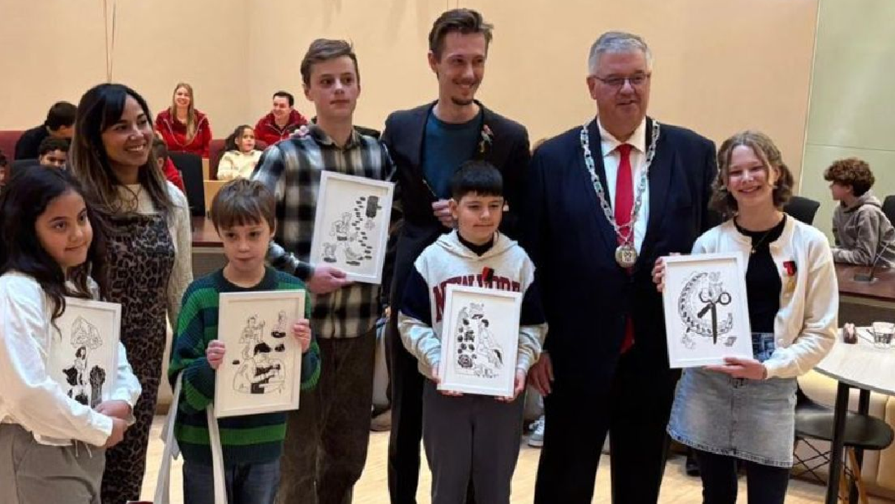 Vijf jonge helden krijgen Nijmeegs Kinderlintje - Omroep Gelderland